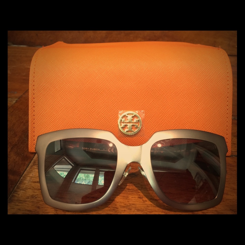 Tory Burch Metal-Trim Sunglasses